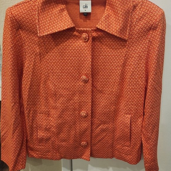 Orange Cabi Blazer and Skort Set - Picture 1 of 10